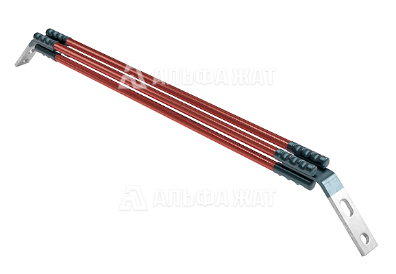 Перемычка междроссельная четырехдвухпроводная сталемедная ММС-95х4-8600 17360-08-00-02