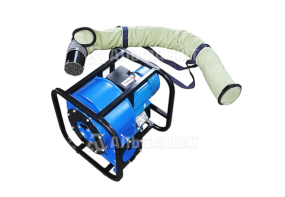 Вентилятор переносной для продувки колодцев ВП-1000-220В (комп. гибкий рукав 20 м - 1 шт.)