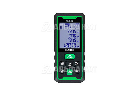 Лазерный дальномер RGK DL100G с поверкой