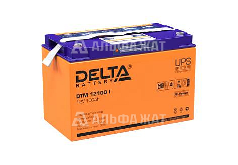 Свинцово-кислотный аккумулятор Delta DTM 12100 I