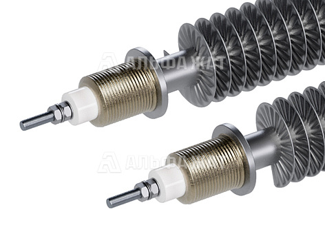 Трубчатый электронагреватель с оребрением ТЭНР