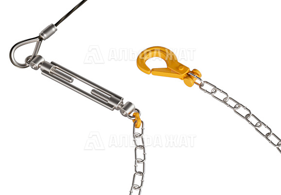 Табельная растяжка для крепления колесной техники