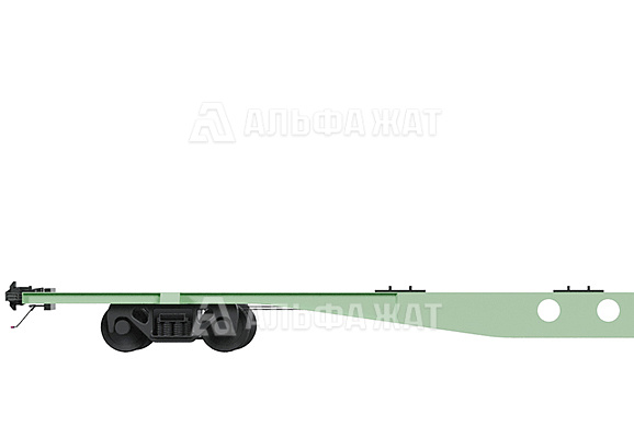 Вагон-платформа 80-футовая для перевозки крупнотоннажных контейнеров 13-1284