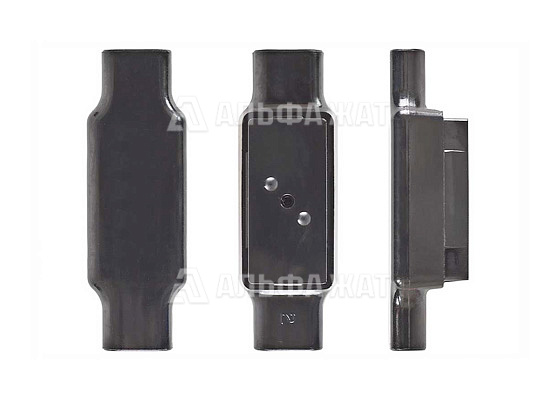 Соединитель однопарный черный, 0,9-1,3 мм (диаметр изоляции до 4,4 мм)