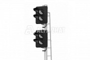 LED-Vierzeichensignalisation Mastlichtsignal 17953-00-00 TU32 ZSCH 2141-2009 mit 2 Fahrtrichtungsanzeigern und einem Transformerkasten LED-Vierzeichensignalisation Mastlichtsignal 17953-00-00 TU32 ZSCH 2141-2009 mit 2 Fahrtrichtungsanzeigern und einem Transformerkasten