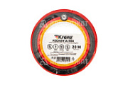 Изолента ПВХ KRANZ 0,13х15 мм, 20 м, красная упаковка (10 роликов)