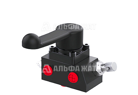 Распределитель плоскоповоротный с регулятором и понижающим клапаном ГРП70-6-43Е-1КР