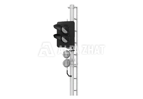 LED- zweideutiges Mastlichtsignal 17680-00-00-01 TU32 ZSCH2141-2009 mit einem Transformerkasten LED- zweideutiges Mastlichtsignal 17680-00-00-01 TU32 ZSCH2141-2009 mit einem Transformerkasten