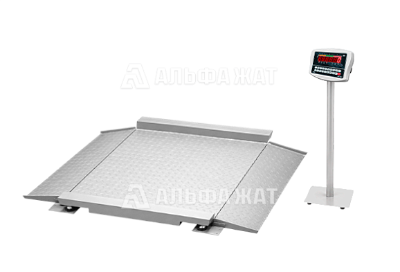 Платформенные весы низкопрофильные ЕВ4-Max-Н (WI-19eA; 1000х1000; 300/600х0,1/0,2)