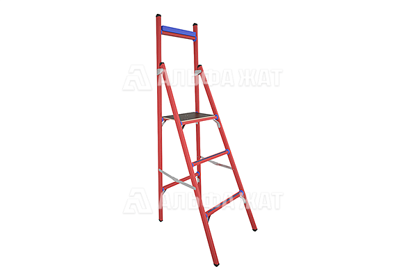 Стремянка стеклопластиковая с вертикальной опорой исполнение «Стандарт» СВД-1,0