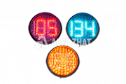 Light block 200 mm with red and green countdown