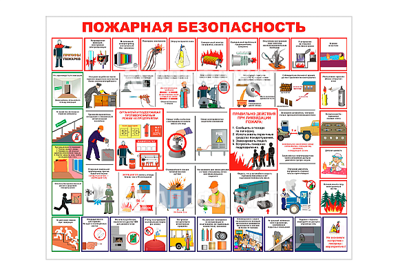 Стенд информационный «Пожарная безопасность»