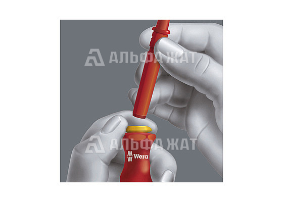 Набор насадок с 2 отвертками-битодержателями Kraftform Kompakt VDE 17 Universal 1, 17 предметов