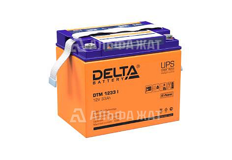 Свинцово-кислотный аккумулятор Delta DTM 1233 I