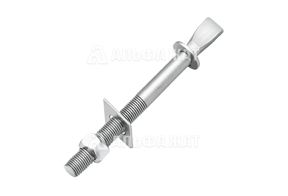 Ерш для колодцев связи с резьбой, гайкой и шайбой