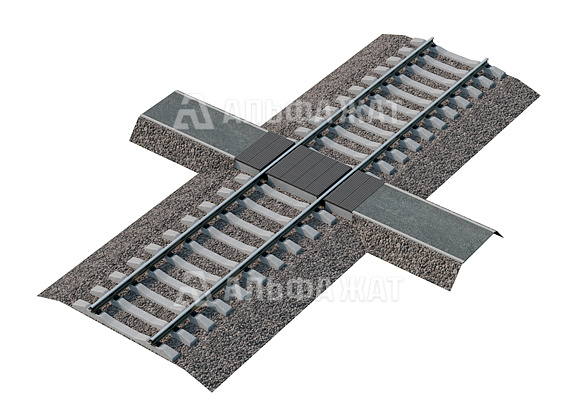 Резиножелезобетонный настил 1,625 м