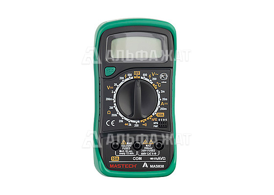 Мультиметр портативный MAS838 MASTECH Мультиметр портативный MAS838 MASTECH