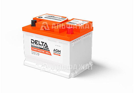 Стартерный аккумулятор Delta START MASTER AGM 1260