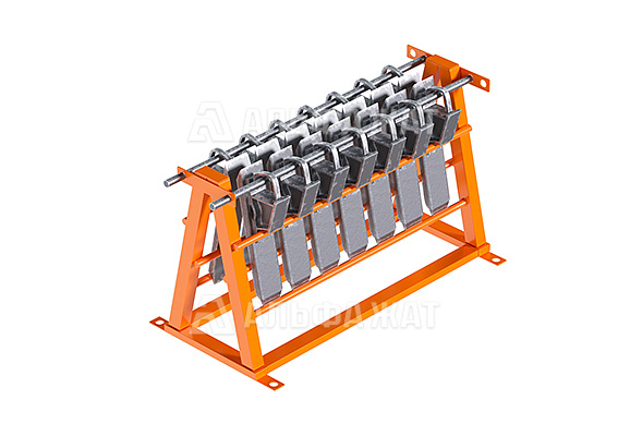 Стенд специальный для хранения тормозных железнодорожных башмаков
