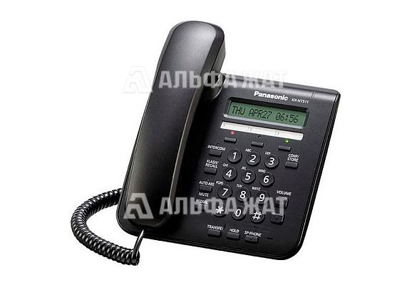 Системный IP-телефон Panasonic KX-NT511A черный