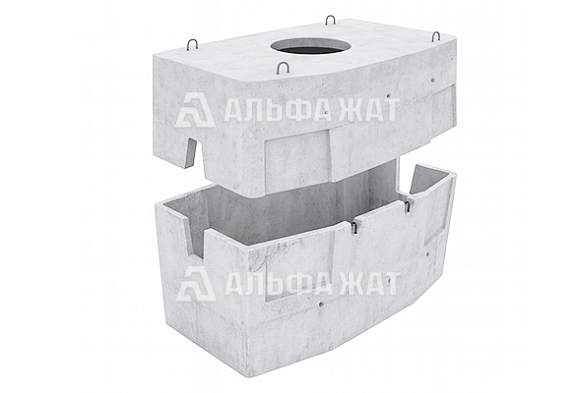 Колодец кабельной связи разветвительный 5-10 ГЕК (В25) для тротуаров