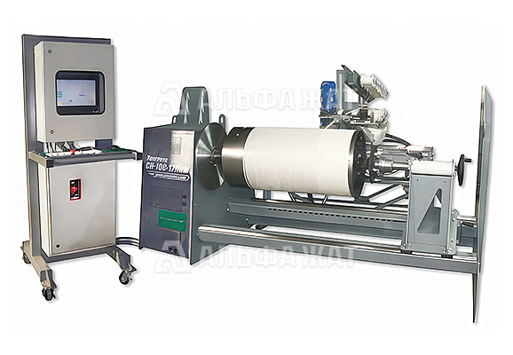 Комплекс для рядовой намотки х/б нитью с одновременной пропиткой НС-УЦ-12-300-1000