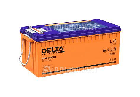 Свинцово-кислотный аккумулятор Delta DTM 12200 I