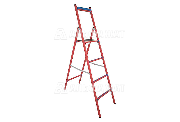 Стремянка стеклопластиковая с симметричной опорой исполнение «ЕВРО» ССД-1,5Е