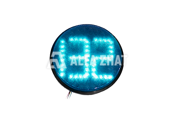 Қызыл және жасыл түстің санағы бар 300 мм жарықтық блогы