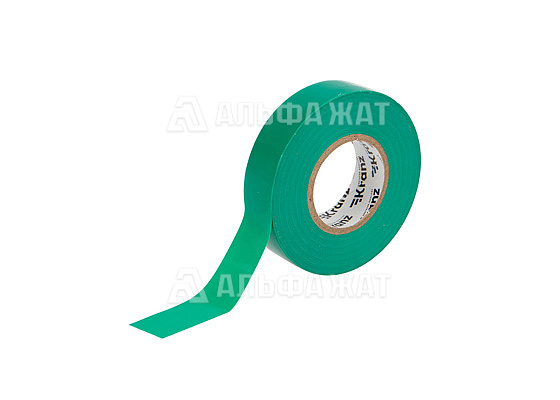 Изолента ПВХ KRANZ 0,13х15 мм, 25 м, зеленая упаковка (5 роликов)