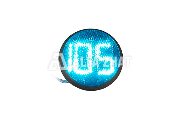 Light block 200 mm for a pedestrian light signal with a green countdown