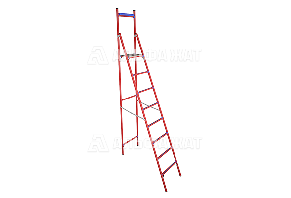 Стремянка стеклопластиковая с вертикальной опорой исполнение «Стандарт» СВД-2,5