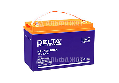 Свинцово-кислотный аккумулятор Delta HRL 12-100 X