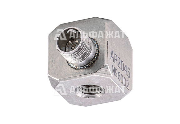 Вибропреобразователь ускорения общего назначения с выходом по напряжению трехкомпонентный AP2045-1