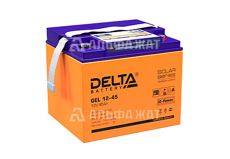 Свинцово-кислотный аккумулятор Delta GEL 12-45