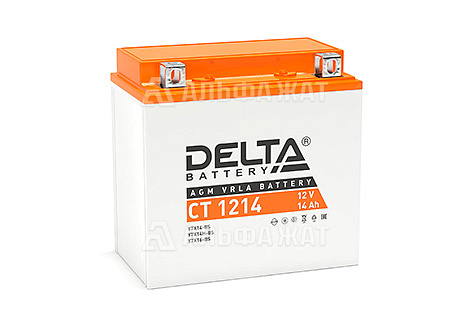 Стартерный аккумулятор Delta CT 1214