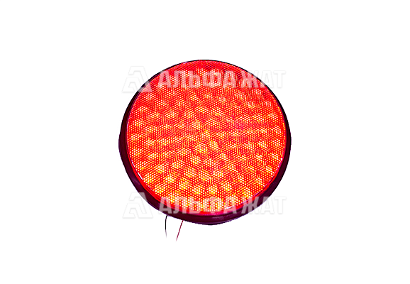 Светоблок 300 мм красный