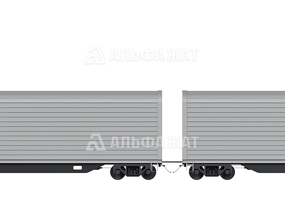 Крытый вагон для перевозки автомобилей 11-1291-01