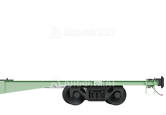 Вагон-платформа 80-футовая для перевозки крупнотоннажных контейнеров 13-1284