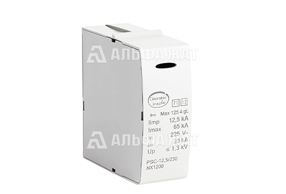 Сменный модуль к устройству защиты от импульсных перенапряжений, класс I+II, L-N, 50 кА