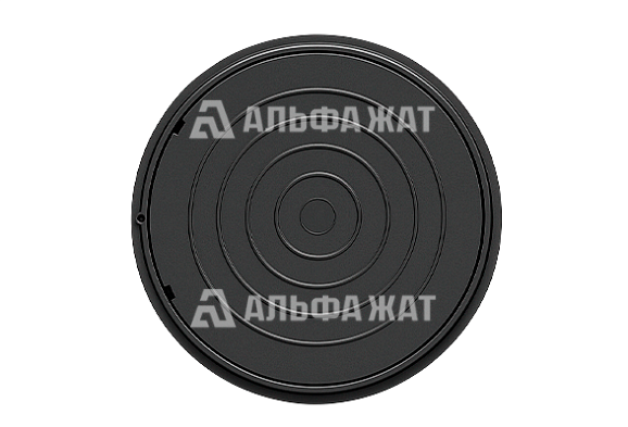 Люк тяжелый без нижней стальной крышки Т(А 102) СЧ ГТС