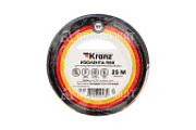 Изолента ПВХ KRANZ 0,13х15 мм, 25 м, серая упаковка (5 роликов)