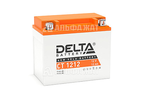 Стартерный аккумулятор Delta CT 1212