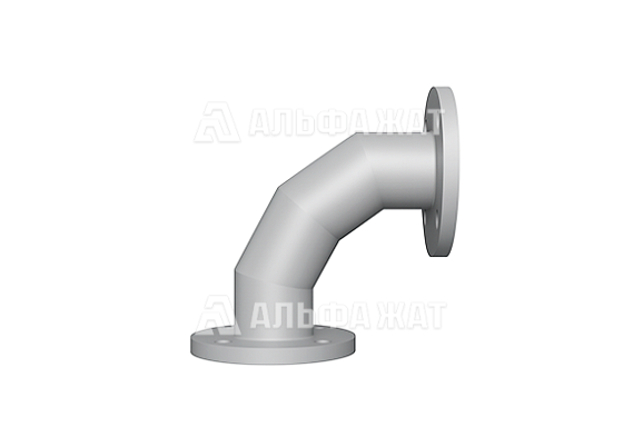 Угольник прямой фланцевый 150 мм ТО-167-04-02