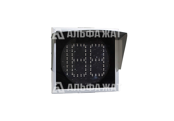 Табло обратного отсчета времени 300 мм (монолитный корпус)