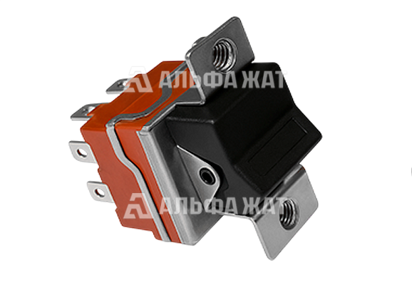 Трехполюсный тумблер клавишный на переключение ПКл509-2