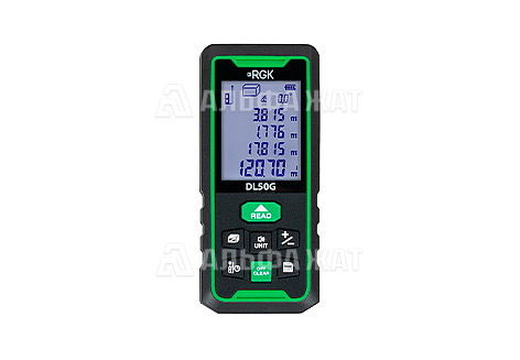 Лазерный дальномер RGK DL50G с поверкой