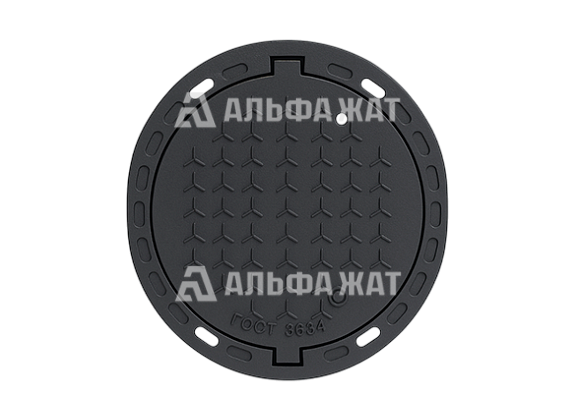 Люк плавающий с фиксатором и замком ВЧШГ Т (Д 400) Д 2,7,9-60 140 мм