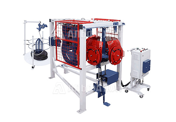 Роторный автомат для наматывания вязальной проволоки РАНВП-4