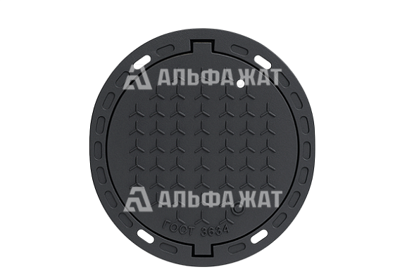 Люк плавающий с шарниром и замком ВЧШГ ТМ (Д 400) 2,7,9-60 200 мм
